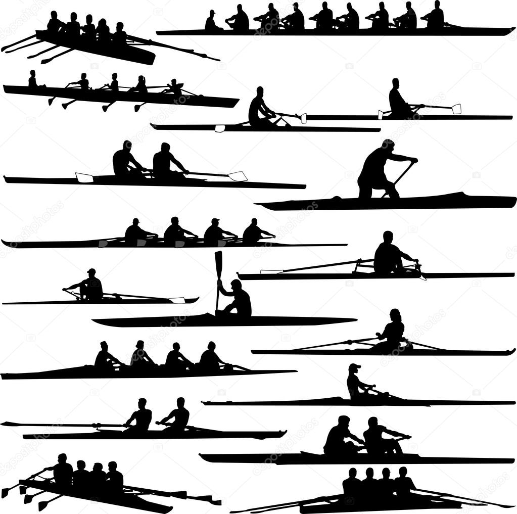 rowing collection silhouettes