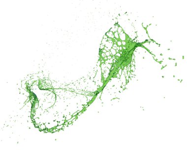 beyaz zemin üzerine sıvı sıçramasına