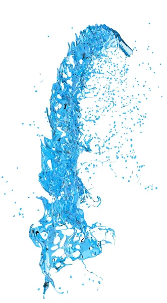 Splashing liquid on white background — Stock Photo, Image