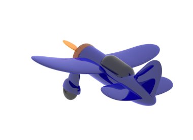 uçak beyaz zemin üzerine izole