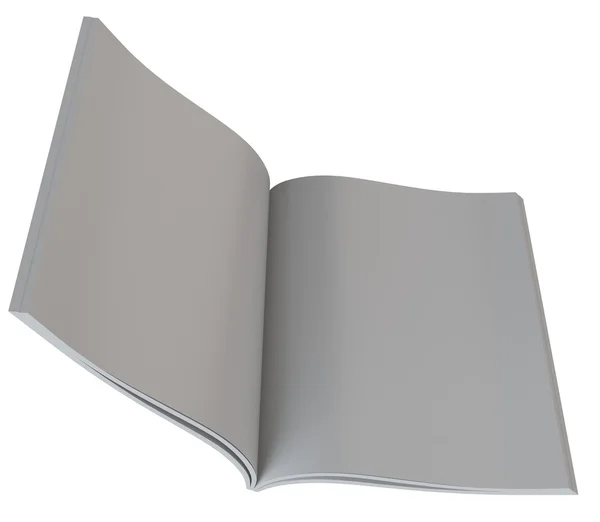 Open book on white background — Stock Photo, Image