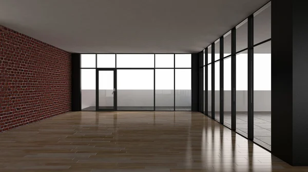 Interior en blanco — Foto de Stock