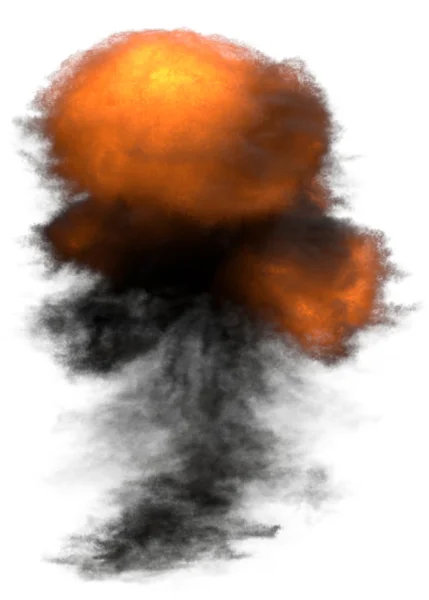 Kouř s kapalinou plamen na pozadí hoří oheň — Stock fotografie