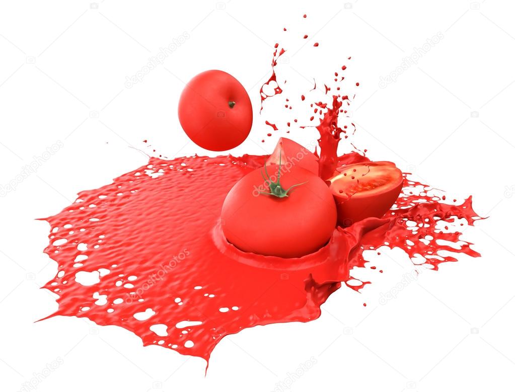 Tomato splash Stock Photo by ©idcde 52009887