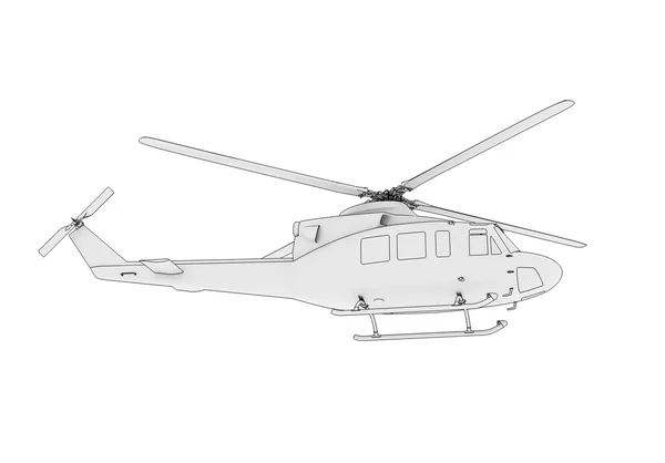 Helicóptero en vuelo —  Fotos de Stock
