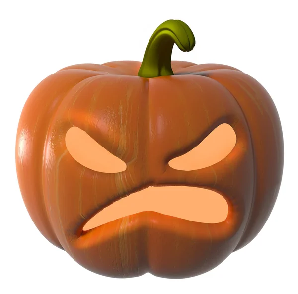 Ijesztő Jack O Lámpás halloween tök gyertyafényes belül — Stock Fotó