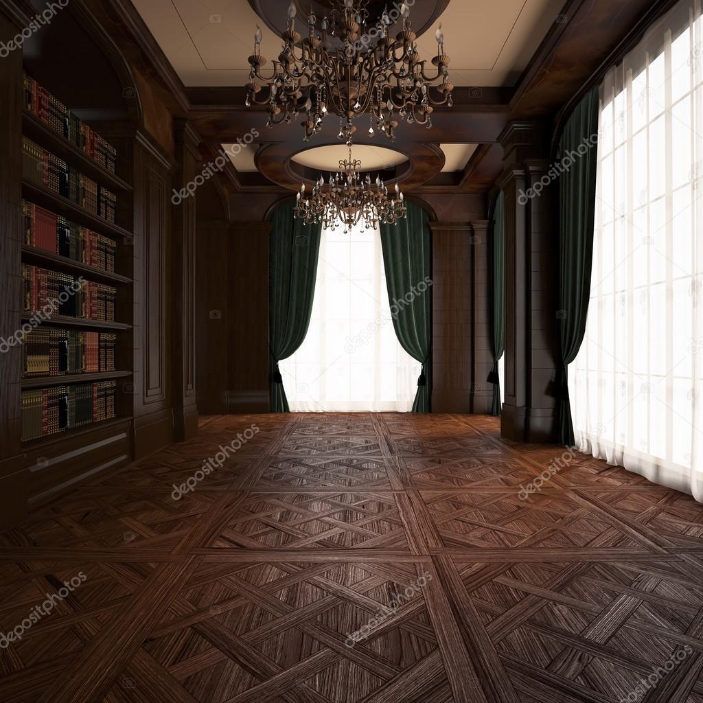 3d rendering. Classical Reading room