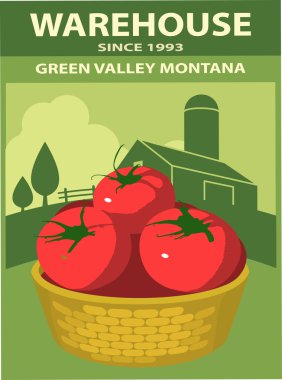 Retro Vintage Farm Insignias or Logotypes set. Vector design elements, business sign, logo, identity, label, badge and objects.