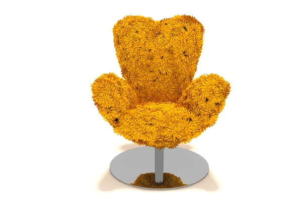 Muebles hechos de flores — Foto de Stock