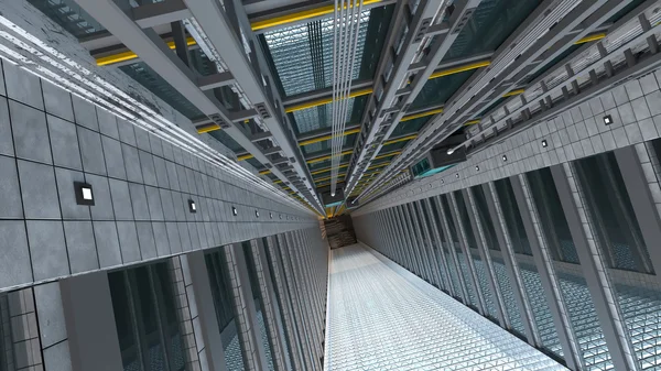 3d rendering. An Elevator shaft — Stock Photo, Image