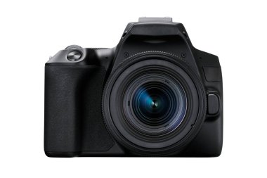 Fotoğraf için siyah renkli DSLR kamera
