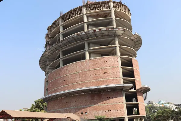 Apartamento Vista Del Edificio Para Vivir Ciudad —  Fotos de Stock