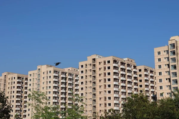 Apartment Building View Living City — Stock Photo, Image