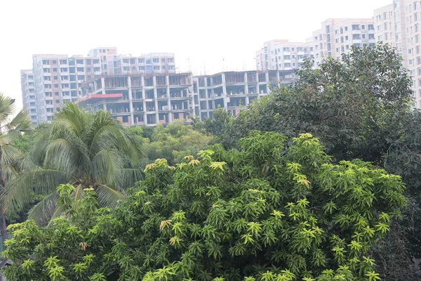 Apartment Building View Living City — Stock Photo, Image