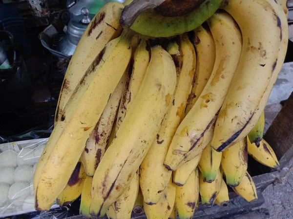 Leckere Und Gesunde Bananen Geschäft — Stockfoto