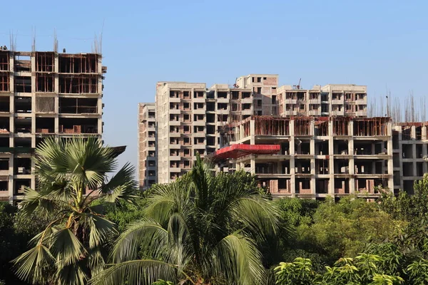 Apartment Building View Living City — Stock Photo, Image