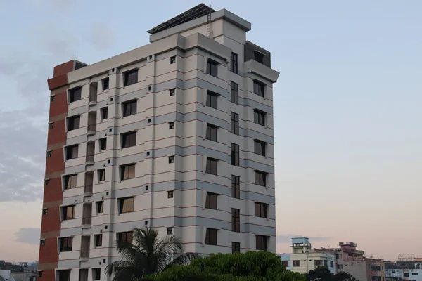 Apartamento Vista Del Edificio Para Vivir Ciudad — Foto de Stock