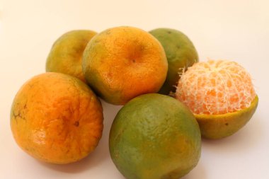 yeşil ve sarı renkli turuncu stok satışta