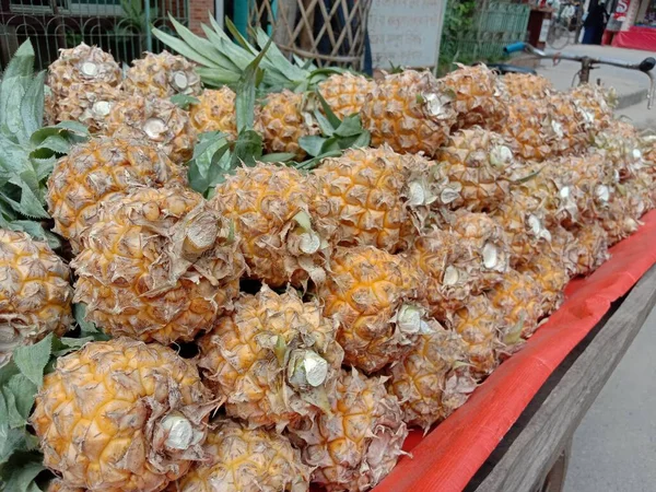 Sabroso Saludable Caldo Piña Tienda —  Fotos de Stock