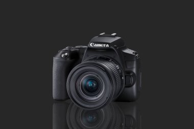 black colored camera closeup for photography clipart