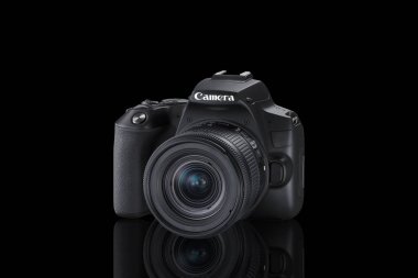 black colored camera closeup for photography clipart