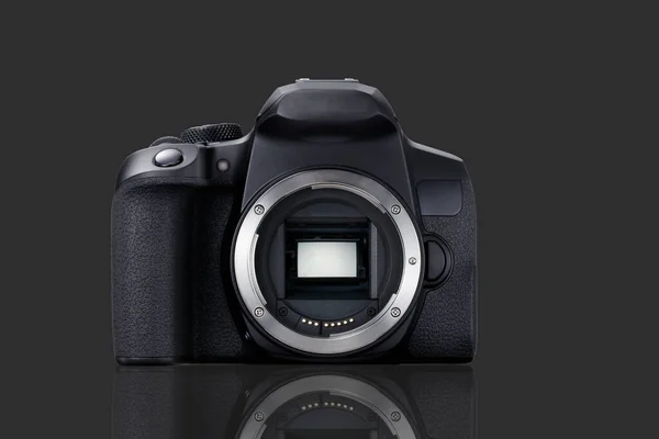 Black Colored Camera Closeup Photography — Stock Photo, Image