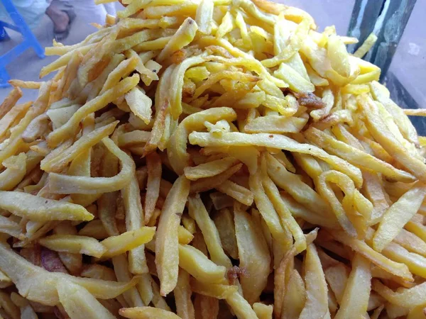 Satılık Patates Kızartması Stoku — Stok fotoğraf