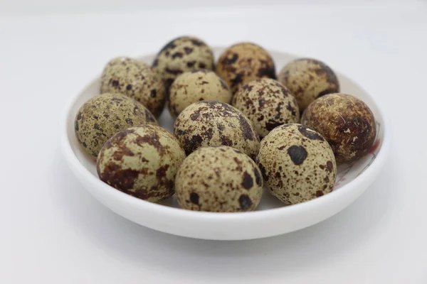 Tasty Bird Egg Stock Bowl Eat — Stock Photo, Image