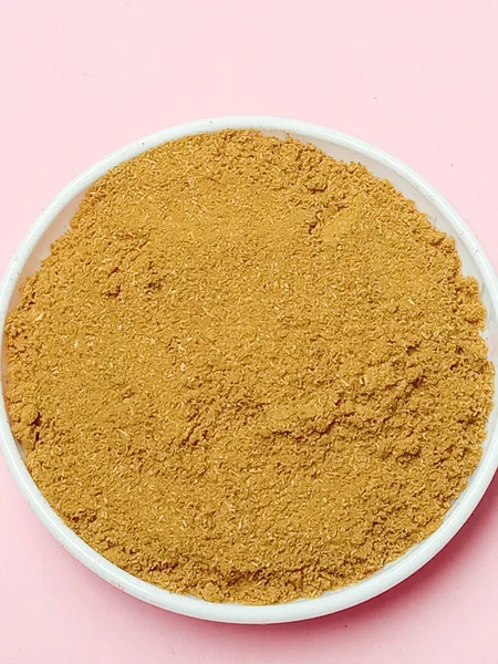 Spicy Healthy Coriander Powder Bowl — Stock Photo, Image