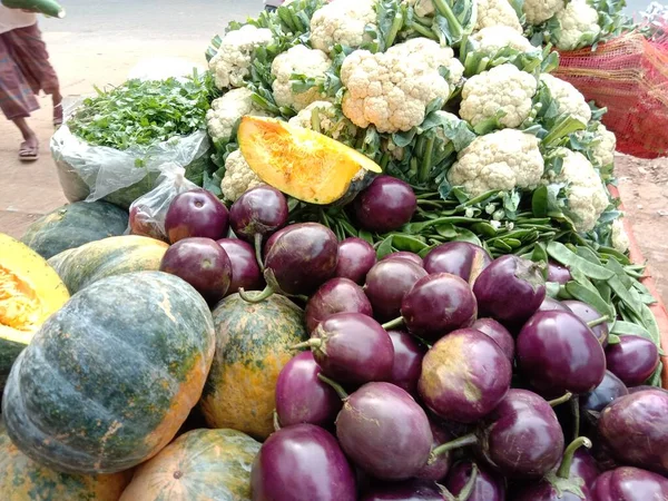 Green Fresh Healthy Vegetable Stock Market — Stock Photo, Image
