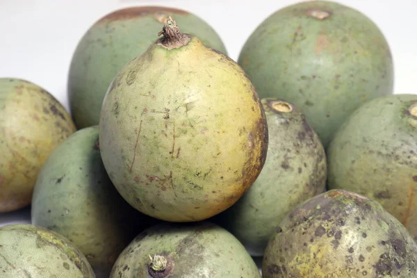 Verde Colorido Maduro Madeira Maçã Estoque Loja Para Vender — Fotografia de Stock