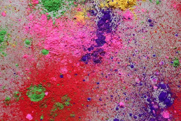 Piękne Płótno Sztuki Wielu Kolorowy Proszek — Zdjęcie stockowe