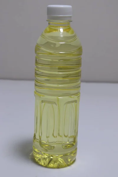 Fresh Healthy Soybean Oil Bottle Cooking — Stock Photo, Image