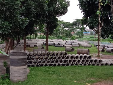 Satılık hijyenik beton halka stoku