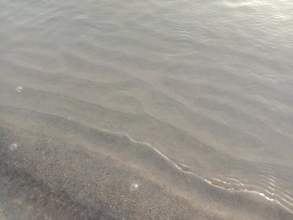 Vue Sur Rivière Avec Eau Plage — Photo