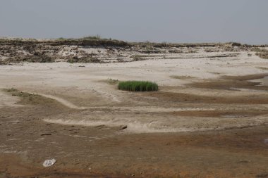 Güzel göl ve gökyüzü manzarası doğayla