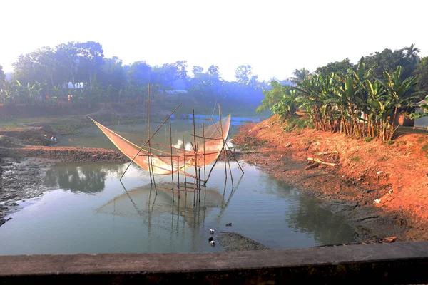 Hermoso Lago Vista Cielo Con Naturaleza — Foto de Stock