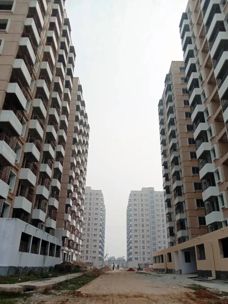 Apartment Building View Living City — Stock Photo, Image