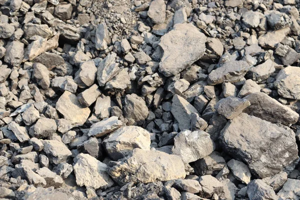 Stok Batubara Berwarna Hitam Saat Menggali Untuk Dijual — Stok Foto