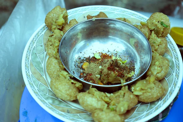 Asiático Mais Gostado Frito Picante Saborosa Comida Chamada Fucka — Fotografia de Stock