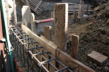 Bina inşaatı için sütun tabanı desteği