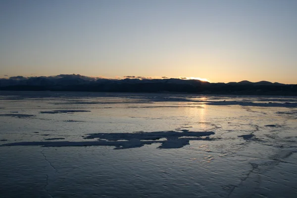 Lago de inverno — Fotografia de Stock