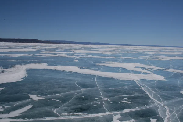 Lago de inverno — Fotografia de Stock