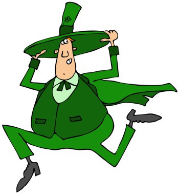 Çalışan korkmuş cüce cin