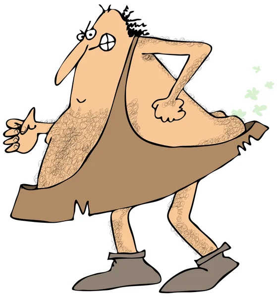 Caveman flatulence — Stock Photo, Image