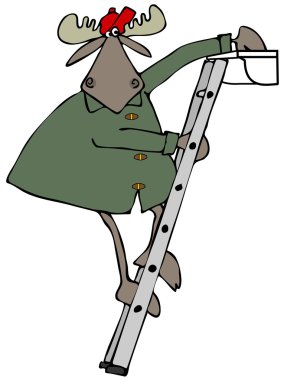 Geyik yağmur olukları Temizleme