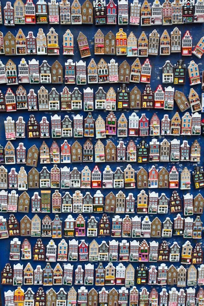 Houses magnets background 로열티 프리 스톡 사진