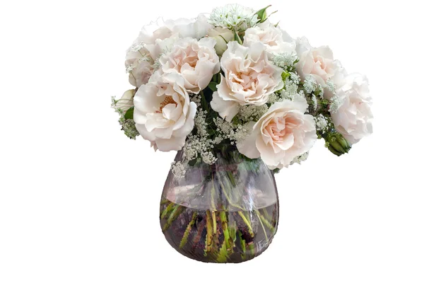 Beautiful flowers in a vase — Stock Photo, Image