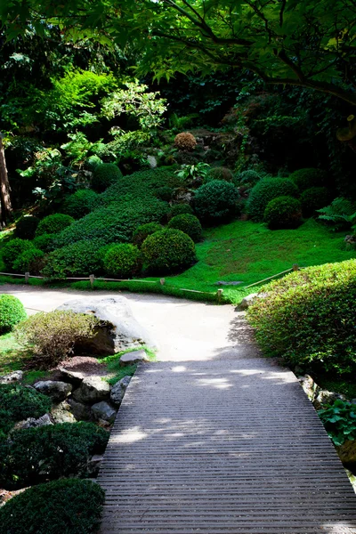 Paisaje tranquilo jardín — Foto de Stock