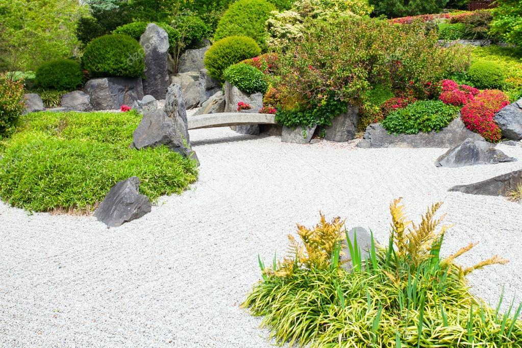 Japanese garden landscape